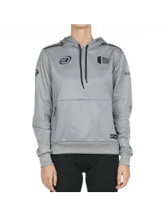 Sudadera Bullpadel Leste Gris Mujer | Ofertas de pádel
